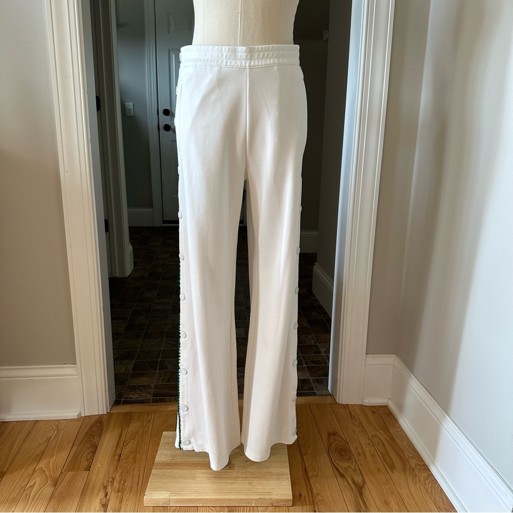Tory Burch Ruffle Tear Away Track Pants